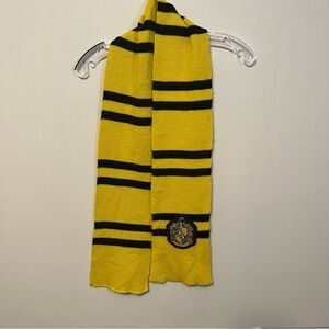 Hufflepuff, scarf, yellow and black stripe 6 inches wide 57 inches long